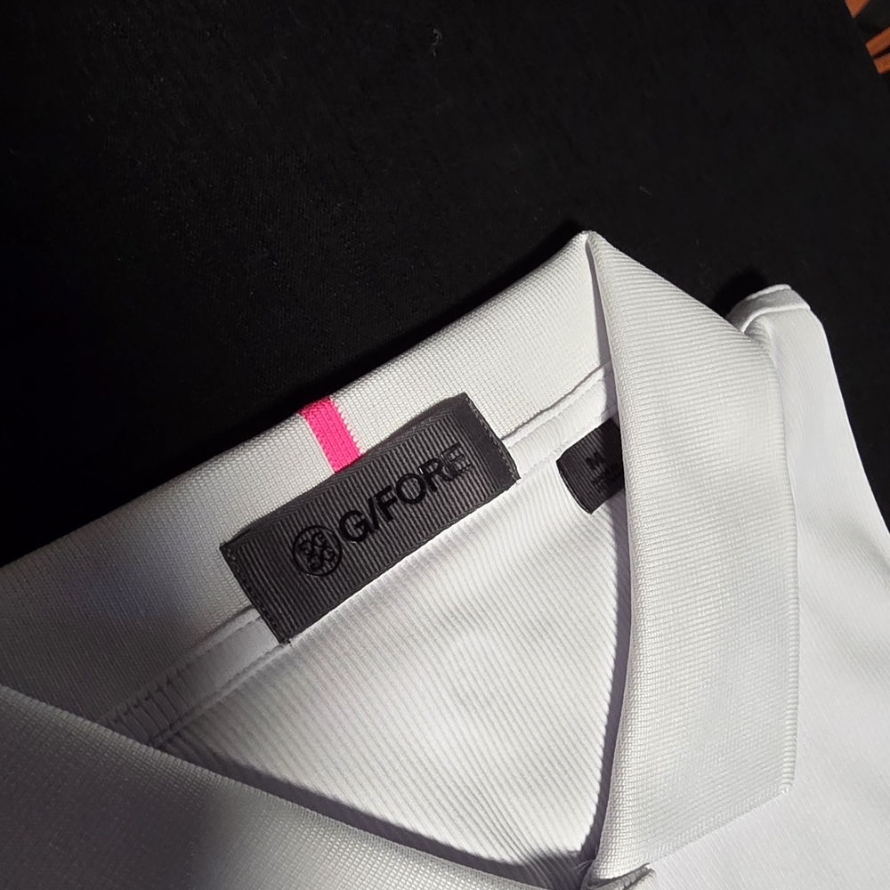G/FORE White Polo — Bold Graphic Pack - Picture 13 of 14